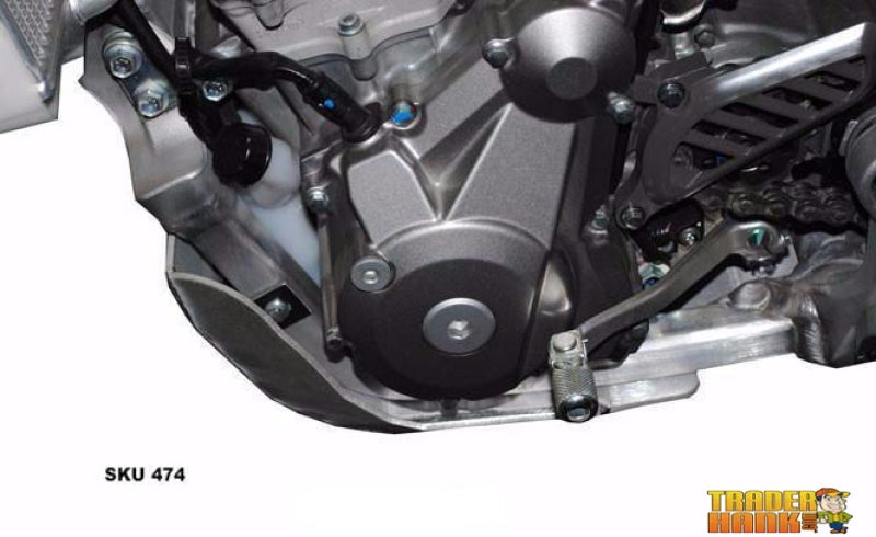 Suzuki RMX450Z Ricochet Aluminum Skid Plate | Dirt Bike Skid Plates - Free Shipping