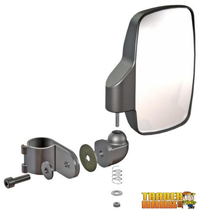 UTV Side View Mirror Pair 2.0 Round Tube | UTV ACCESSORIES - Free Shipping
