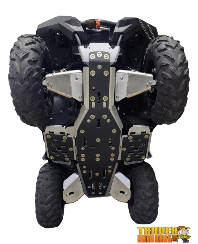 Yamaha Grizzly 700 Ricochet 10-Piece Complete Aluminum Skid Plate Set | Ricochet Skid Plates - Free Shipping