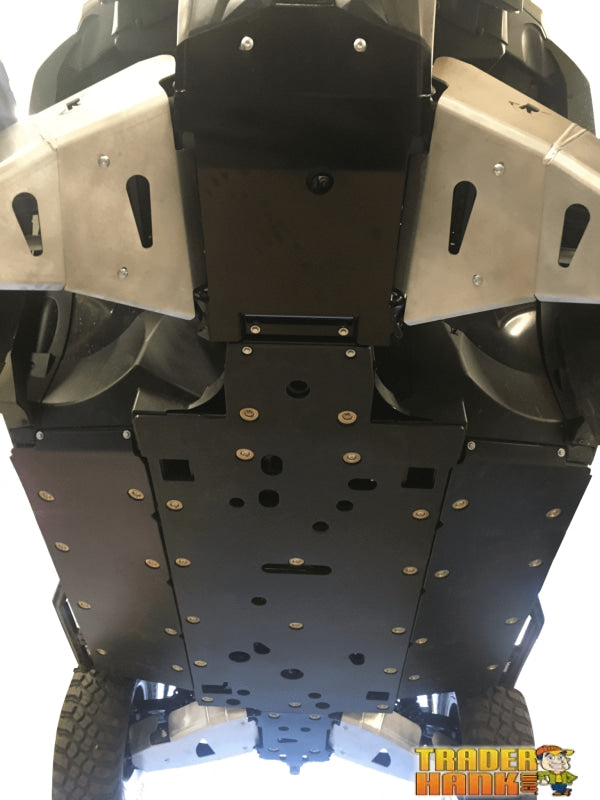 Yamaha Wolverine R Max 2 Ricochet 9-Piece Complete Aluminum Skid Plate Set | UTV Skid Plates - Free shipping