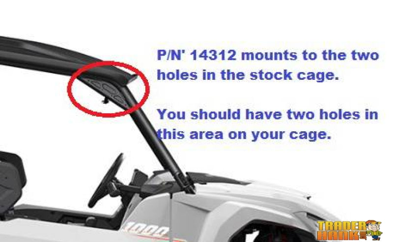 Yamaha Wolverine RMAX 1000 and X2 R-Spec 850 40 Light Bar Bracket Set | UTV Accessories - Free shipping