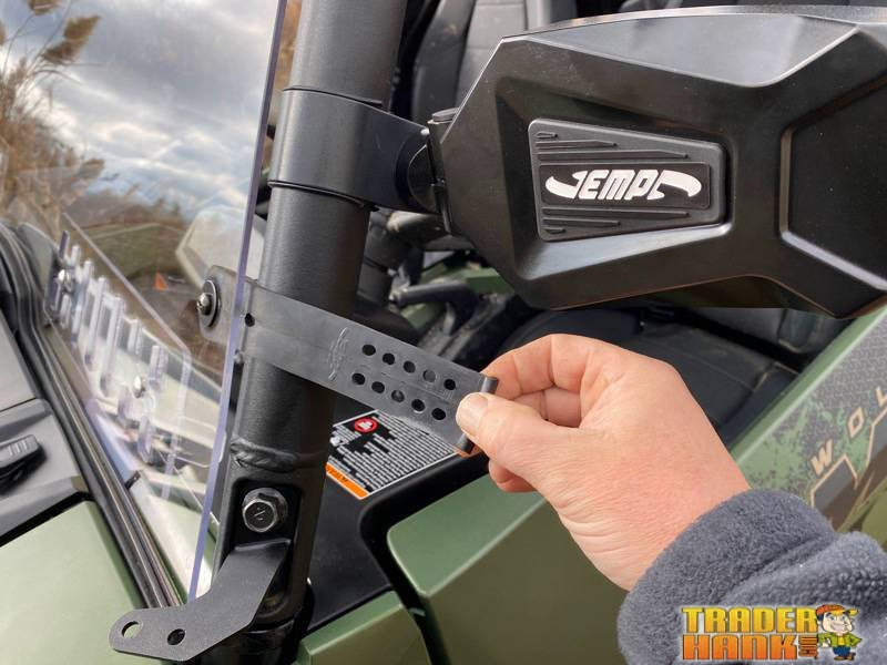 Yamaha Wolverine RMAX 1000 and X2 R-Spec 850 Hard Coated Polycarbonate windshield with Slide Vents