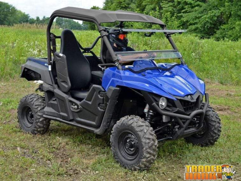 Yamaha Wolverine Scratch Resistant Flip Windshield | SUPER ATV WINDSHIELDS - Free Shipping