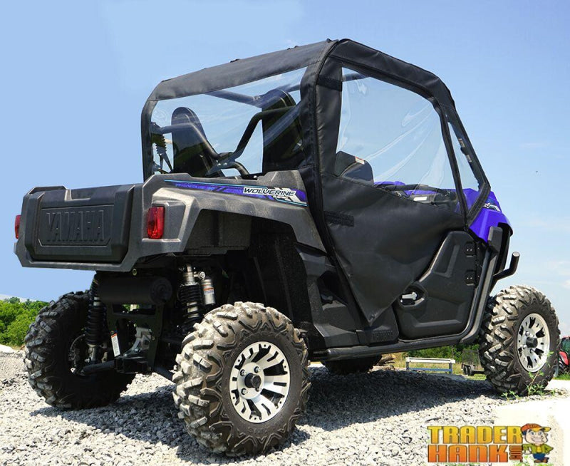2016-2018 Yamaha Wolverine Soft Door Rear Window Combo | Utv Accessories - Free Shipping