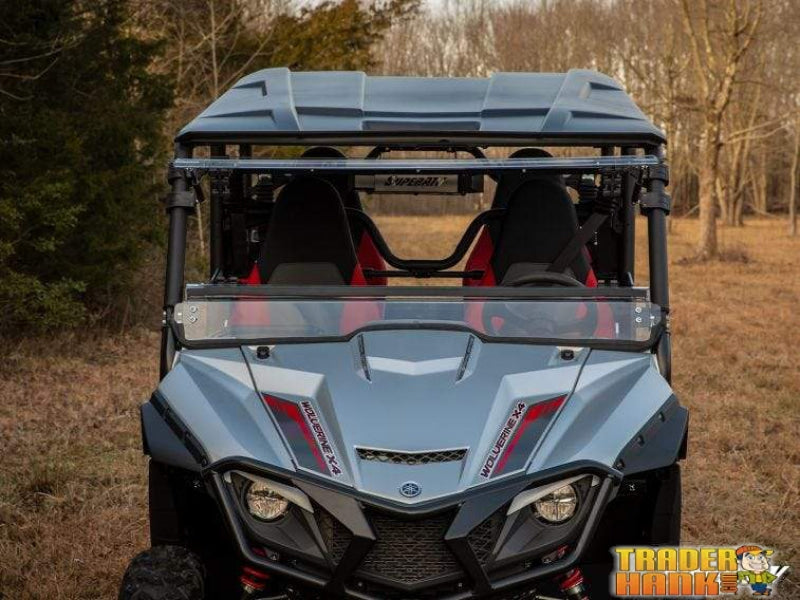 Yamaha Wolverine X2 Scratch Resistant Flip Windshield | SUPER ATV WINDSHIELDS - Free Shipping