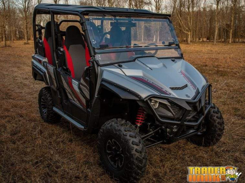 Yamaha Wolverine X4 Scratch Resistant Flip Windshield | SUPER ATV WINDSHIELDS - Free Shipping