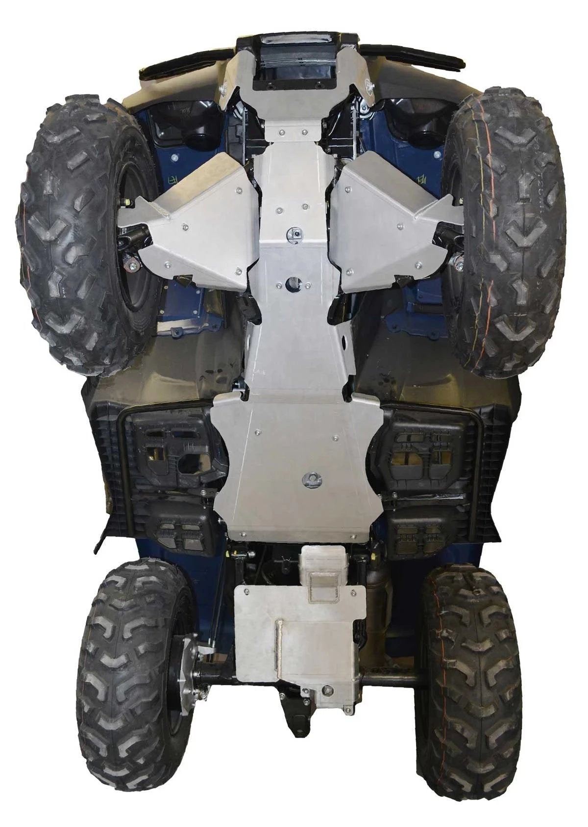 Honda TRX520 FourTrax Foreman (Solid Axle) Ricochet 5 - Piece Complete Aluminum Skid Plate Set | ATV Skidplates - Free shipping