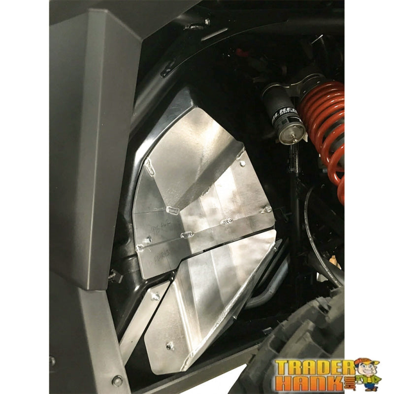 2015-2021 Polaris RZR-S 900 Ricochet 3-Piece Upper Fender Well and Footwell Skid Plate Set | UTV Skid Plates - Free shipping