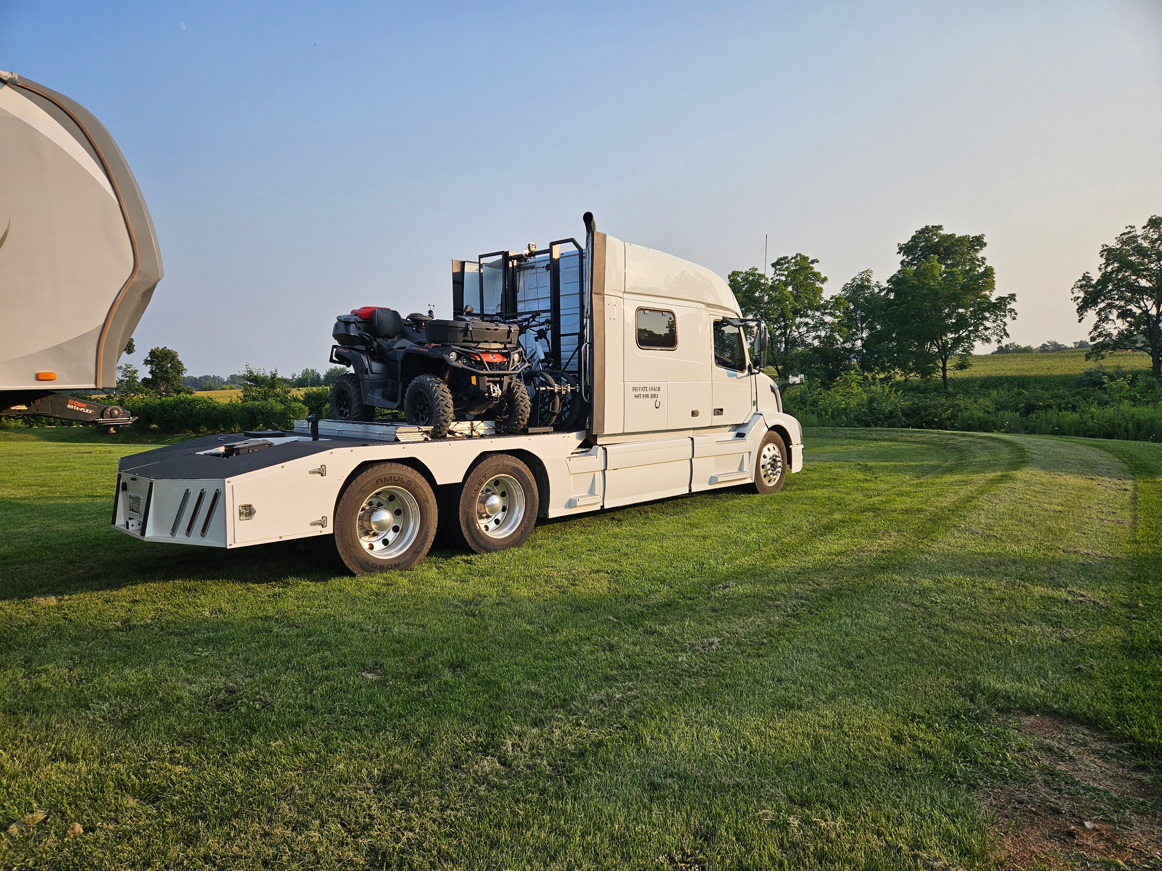 2017 Volvo VNL 730 Mid Roof HDT RV Hauler For Sale