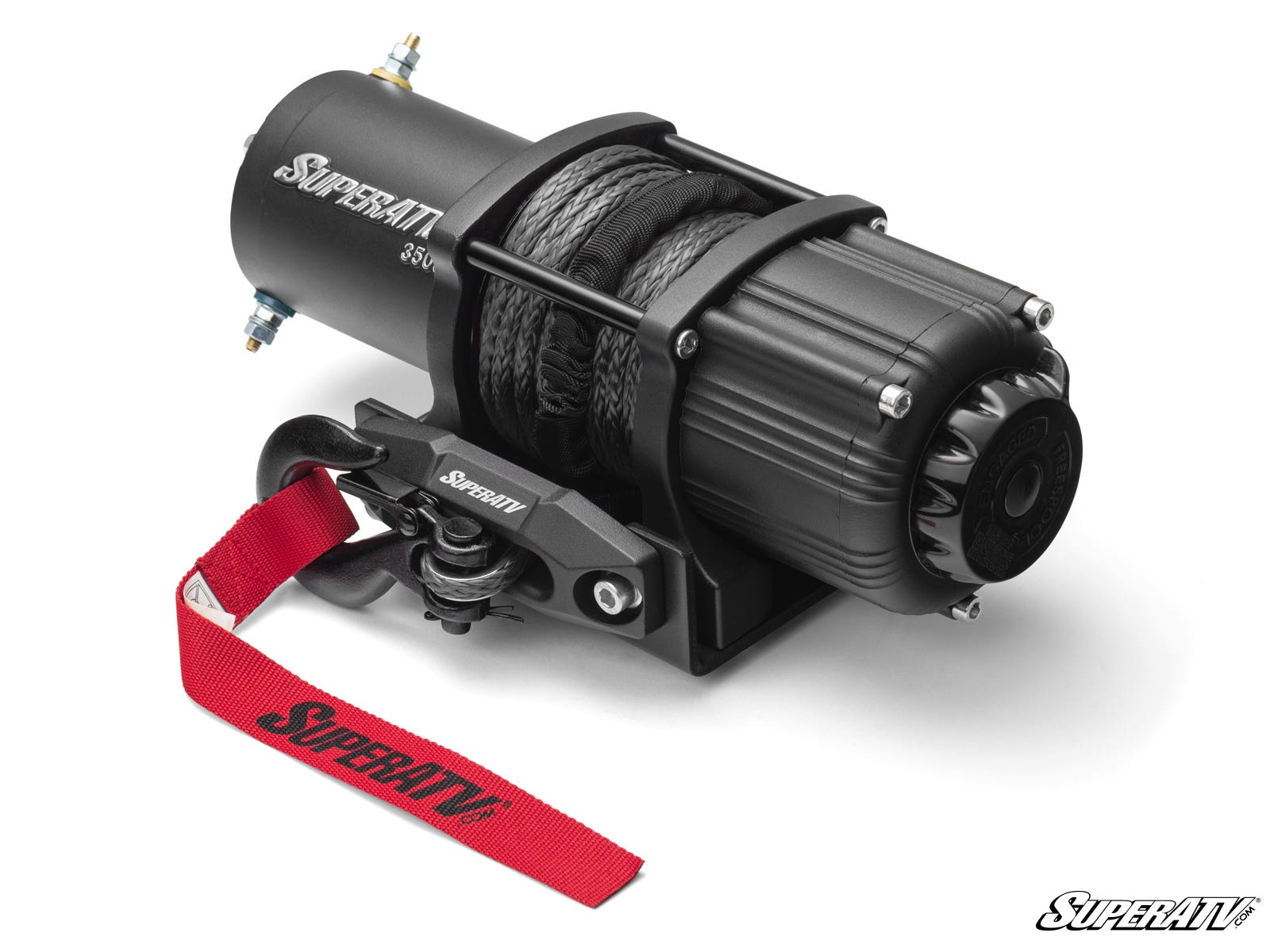 3500 Lb. Black Ops UTV/ATV Synthetic Rope Winch
