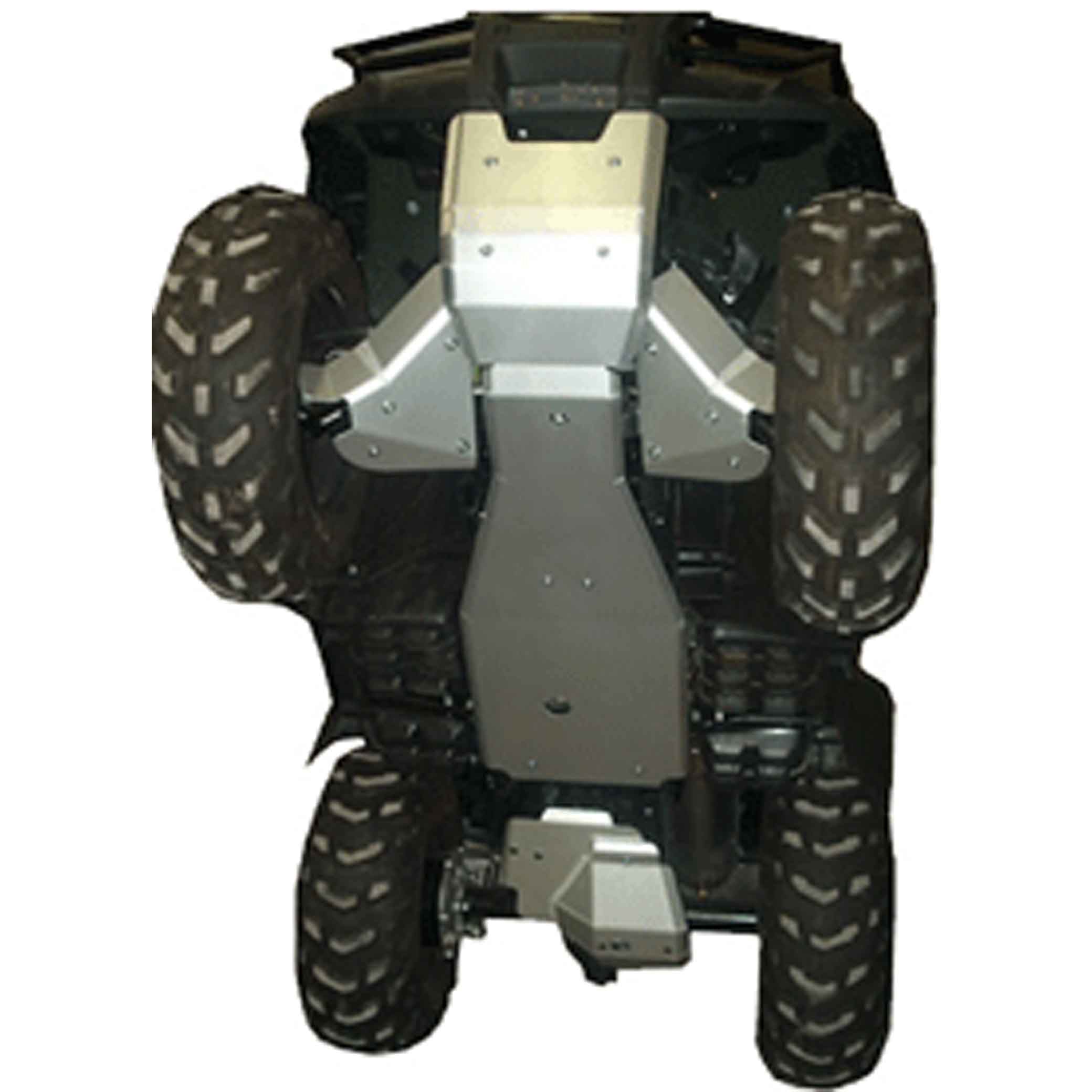 Honda TRX350 & TRX400 Fourtrax Rancher Ricochet 5-Piece Complete Aluminum Skid Plate Set