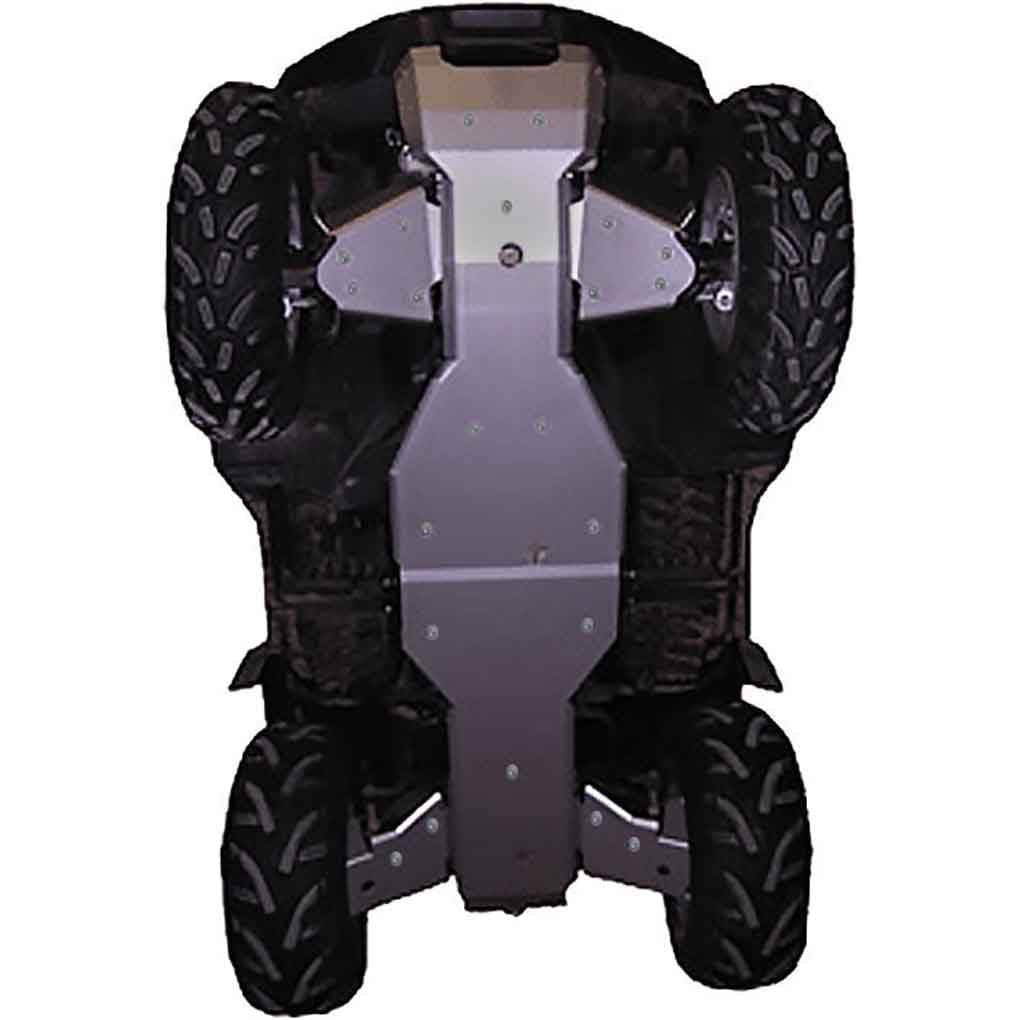 Suzuki King Quad 750 (also 450/500/700) Ricochet 7-Piece Complete Aluminum Skid Plate Set