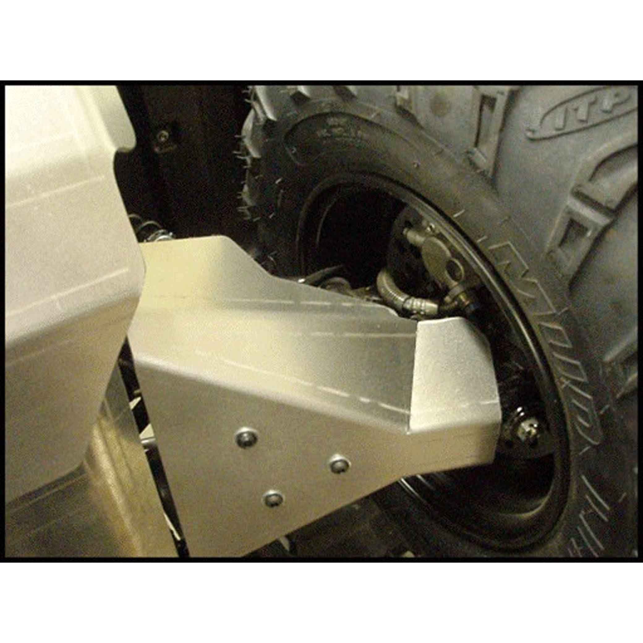 Yamaha Big Bear IRS Model Ricochet 7-Piece Complete Aluminum Skid Plate Set