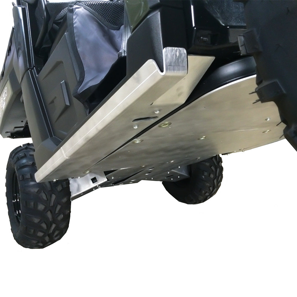 Polaris Ranger Diesel Ricochet 2-Piece Aluminum Rock Slider Skid Plates