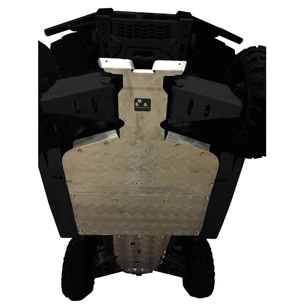Polaris Ranger Diesel Ricochet 4-Piece Full Frame Aluminum Skid Plate Set