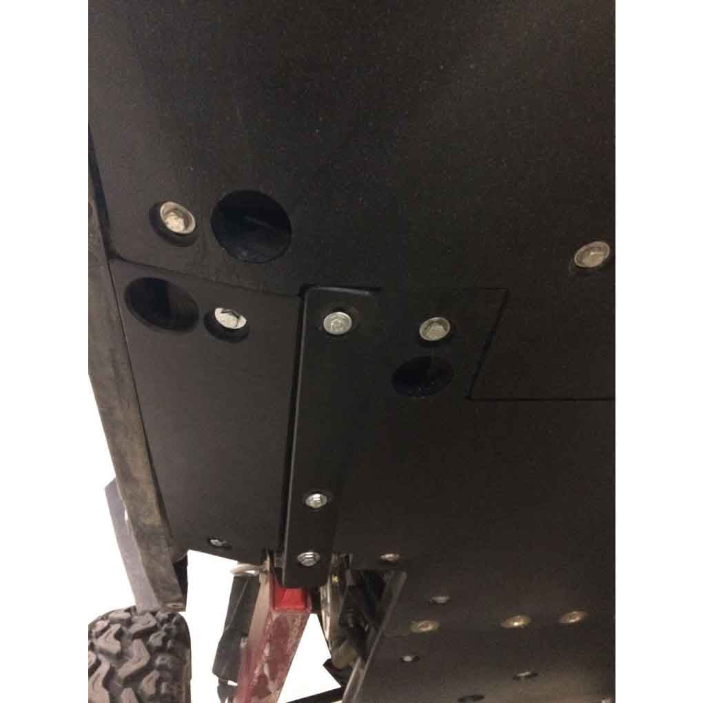 Polaris RZR XP Turbo Dynamix Ricochet 4-Piece Full Frame Skid Plate Set