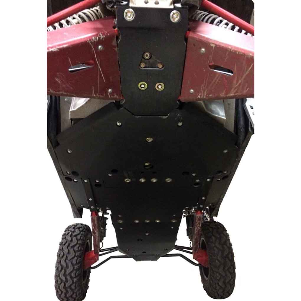 Polaris RZR XP 1000 Ricochet 10-Piece Complete Aluminum or UHMW Skid Plate Set