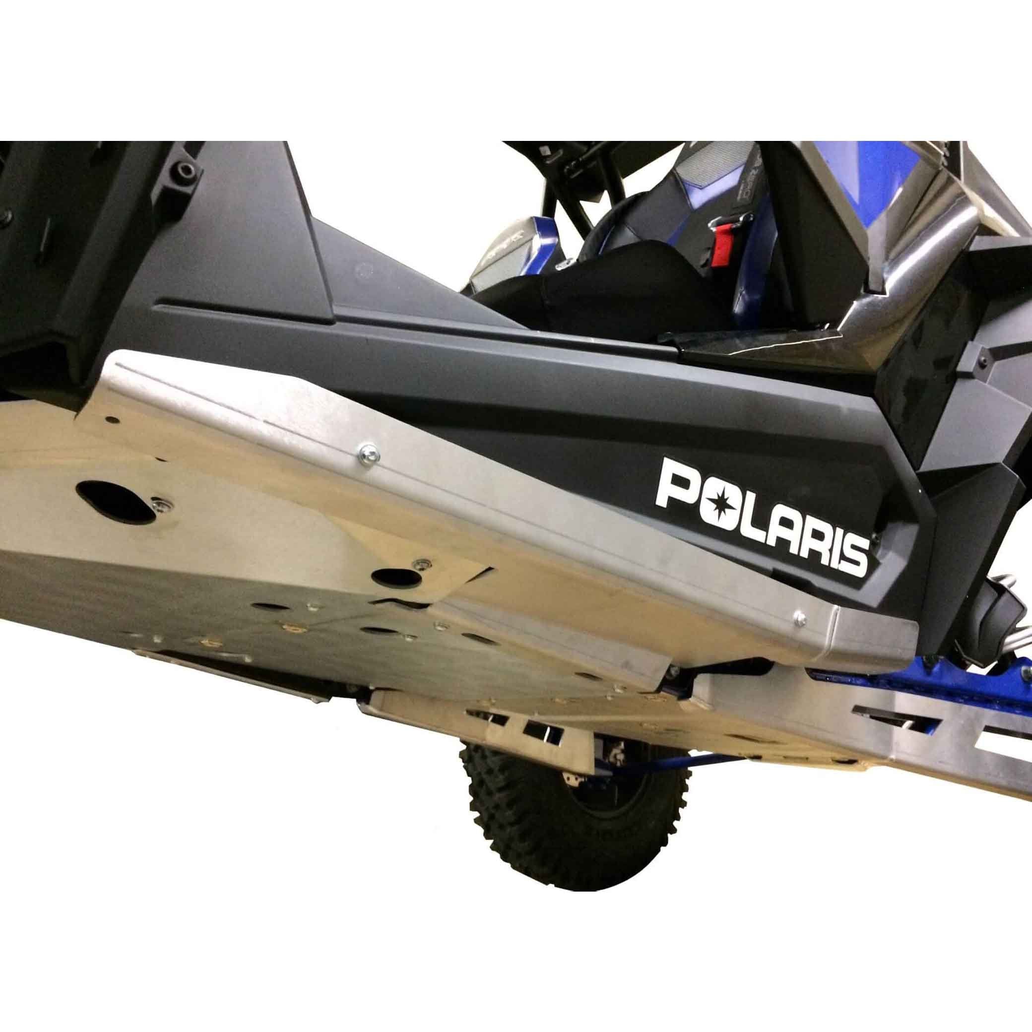 Polaris RZR XP Turbo S Ricochet 10-Piece Complete Aluminum or UHMW Skid Plate Set