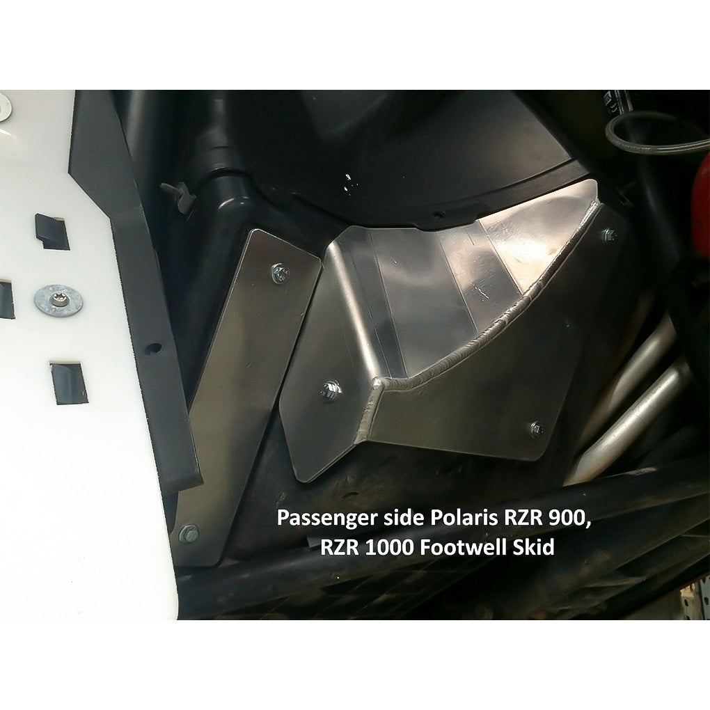 Polaris RZR XP-4 Turbo EPS Ricochet 2-Piece Footwell Skid Plate Set