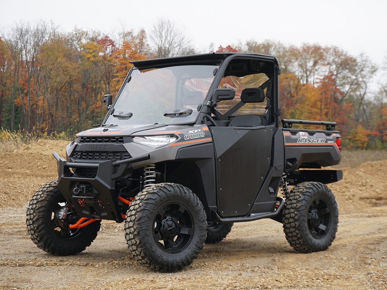 Polaris Ranger XP 900 Venting Windshield With TRR (Tool-Less-Rapid-Release) Mounting System | UTV ACCESSORIES - Free shipping