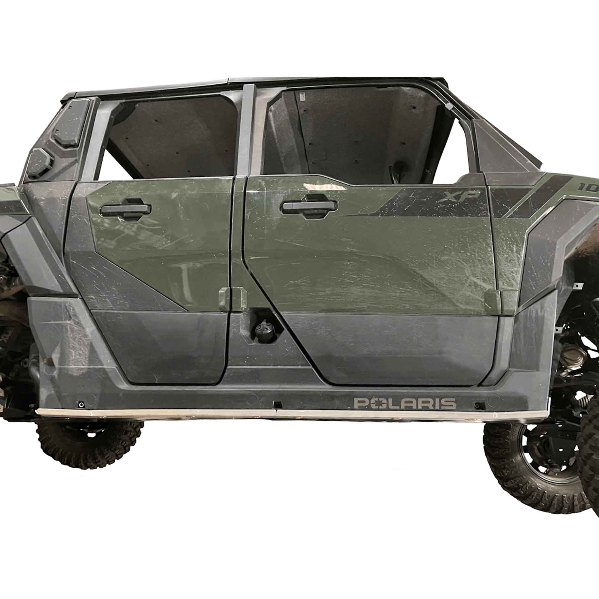 Polaris Xpedition 4 Ricochet 4-Piece Aluminum Rock Slider Set