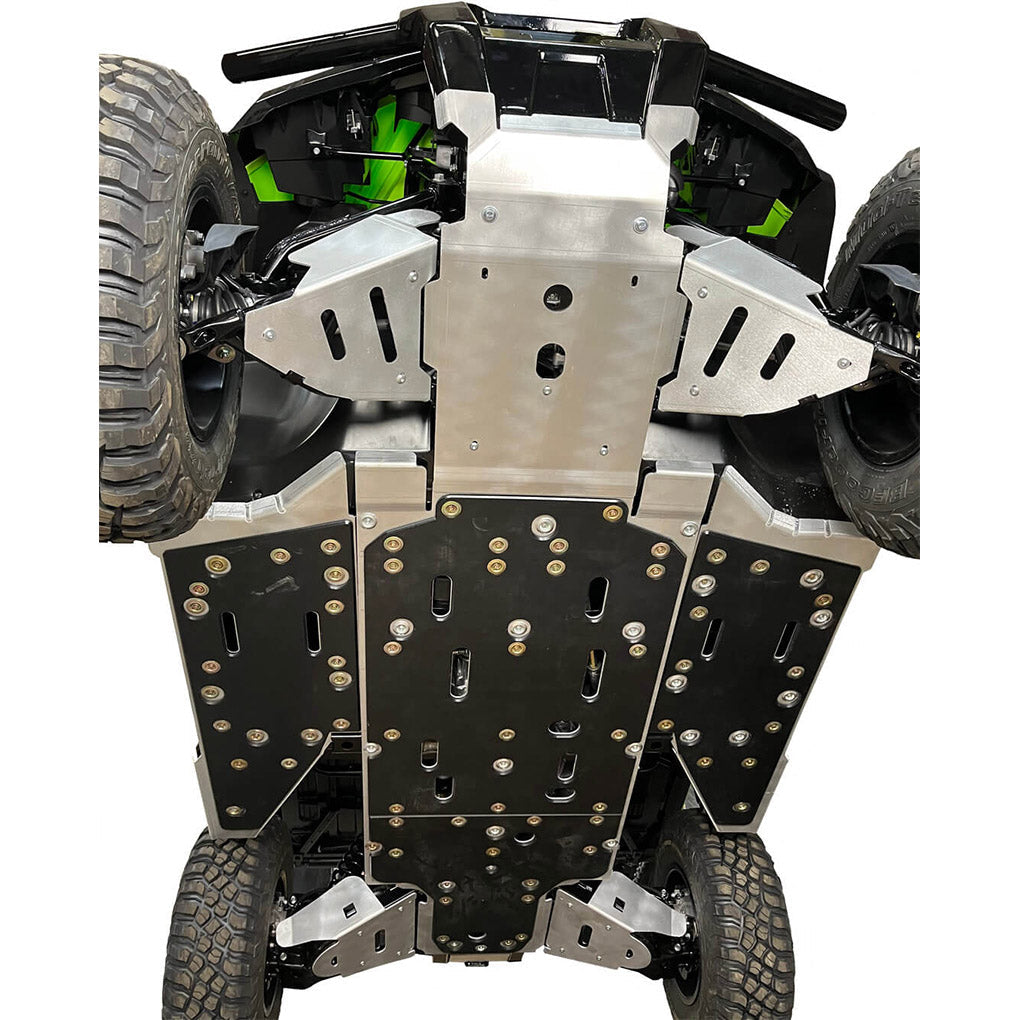 Honda Pioneer 1000/ 1000-5 Ricochet 9-Piece Complete Skid Plate Set in Aluminum or with UHMW