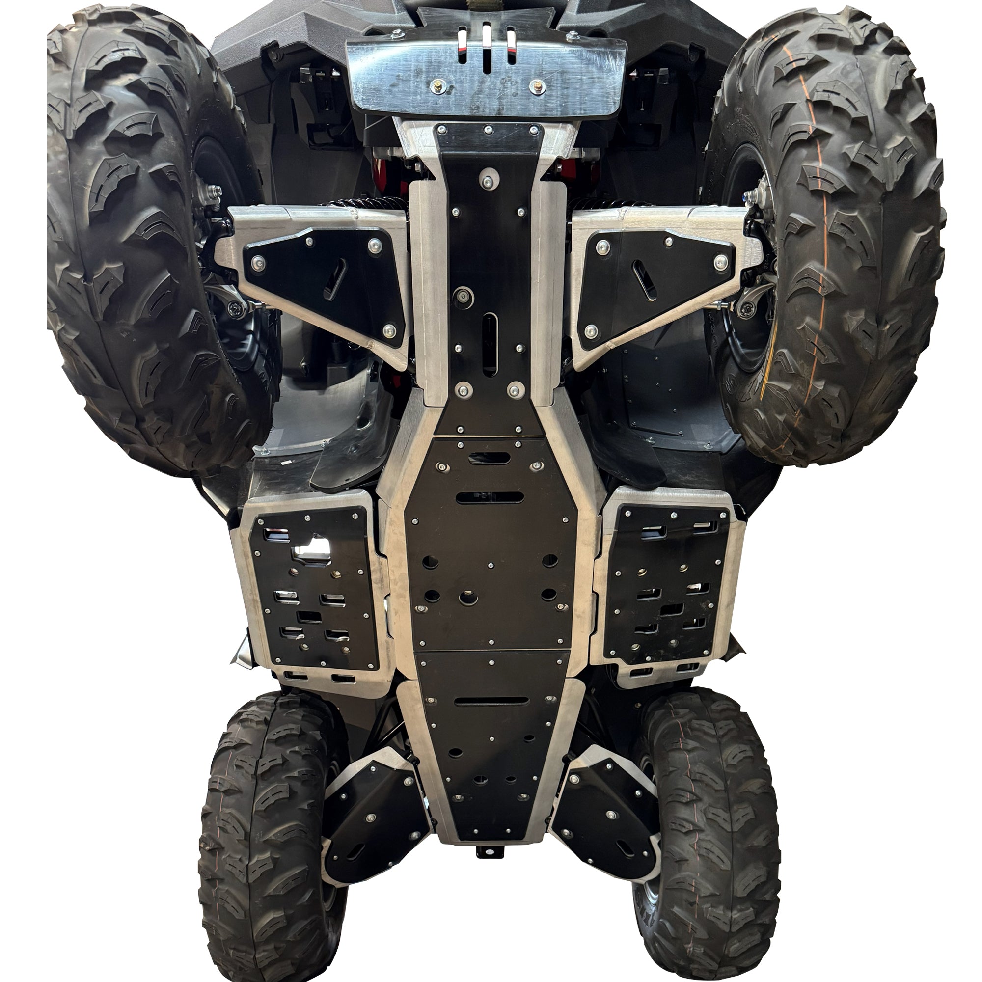 Yamaha Grizzly 700 Ricochet 10-Piece Complete Aluminum Skid Plate Set