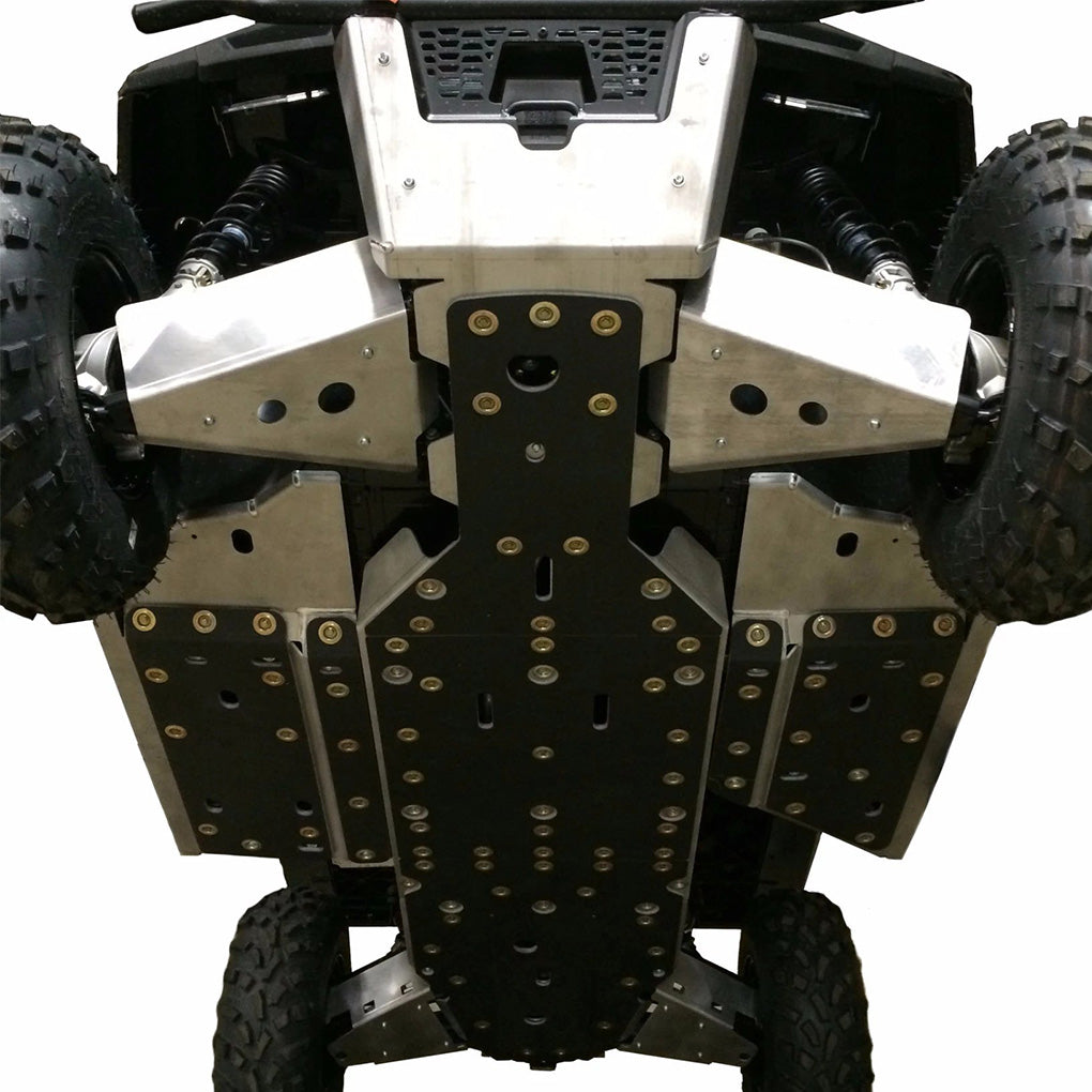 Polaris Ranger 570 Full Size Ricochet 10-Piece Complete Aluminum or UHMW Skid Plate Set