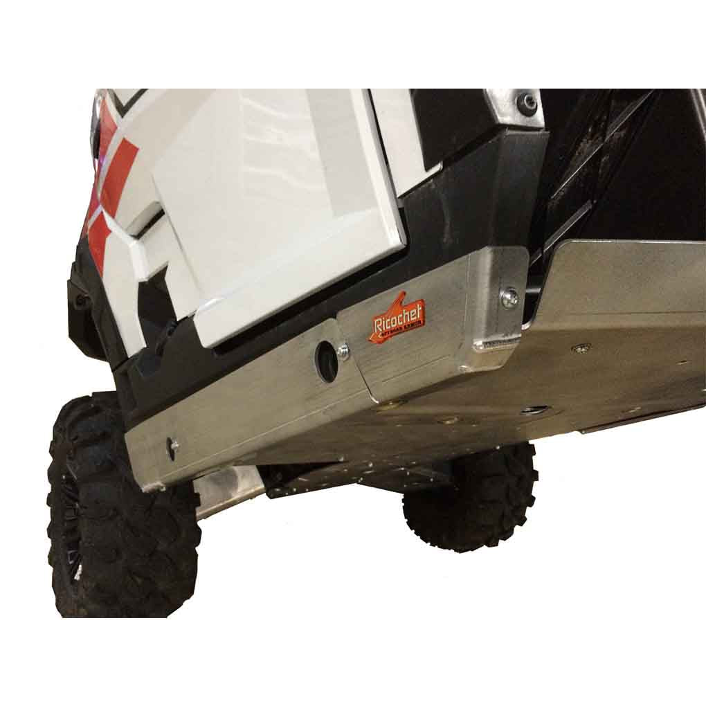 Polaris General XP 4 1000 Ricochet 2-Piece Aluminum Rock Slider Skid Plates