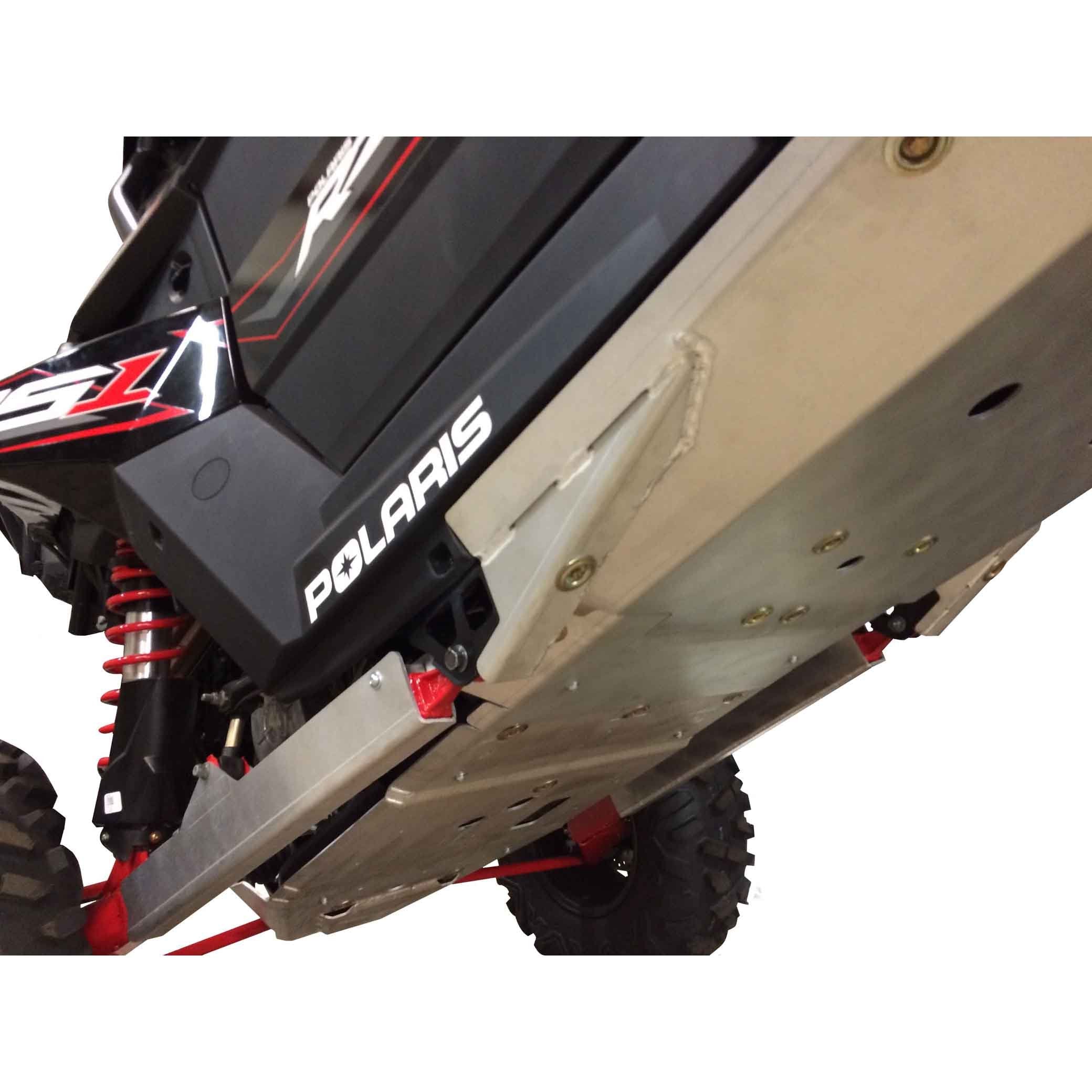 Polaris RZR RS1 Ricochet 8-Piece Complete Aluminum or UHMW Skid Plate Set