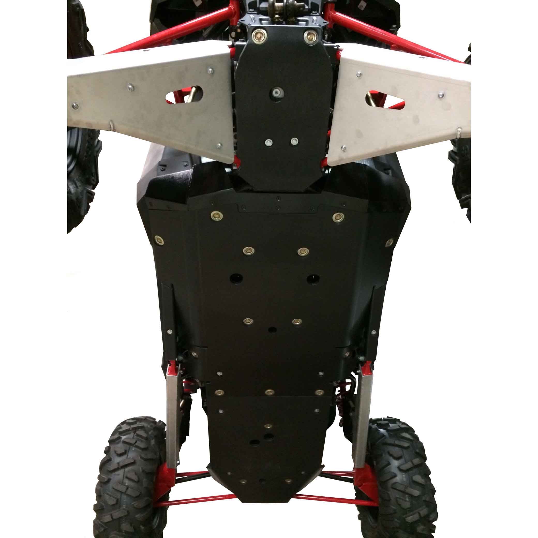 Polaris RZR RS1 Ricochet 8-Piece Complete Aluminum or UHMW Skid Plate Set