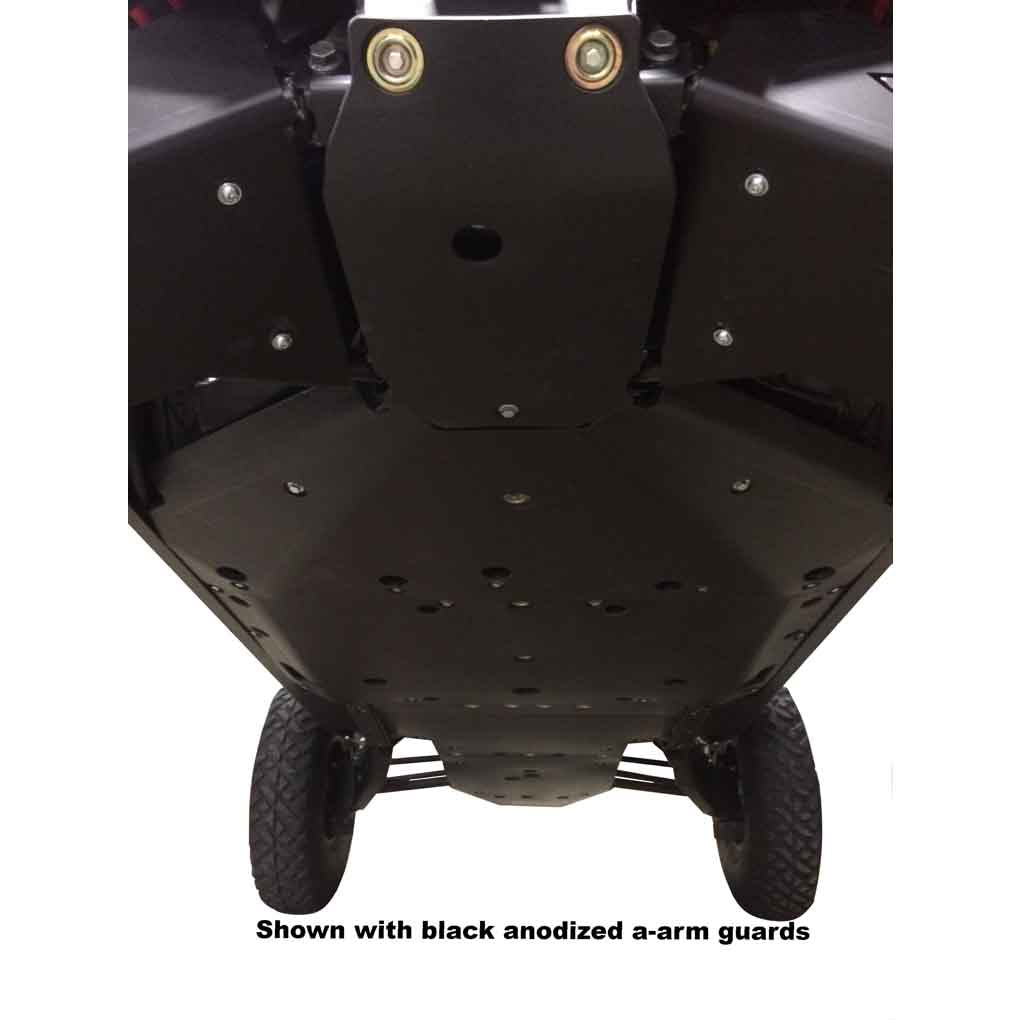Polaris RZR XP-4 Turbo S Ricochet 5-Piece Aluminum or UHMW Full Frame Skid Plate Set