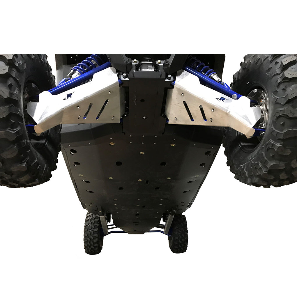 Polaris RZR XP Pro 4 Ricochet 11-Piece Complete Aluminum or 13 Piece UHMW Skid Plate Set