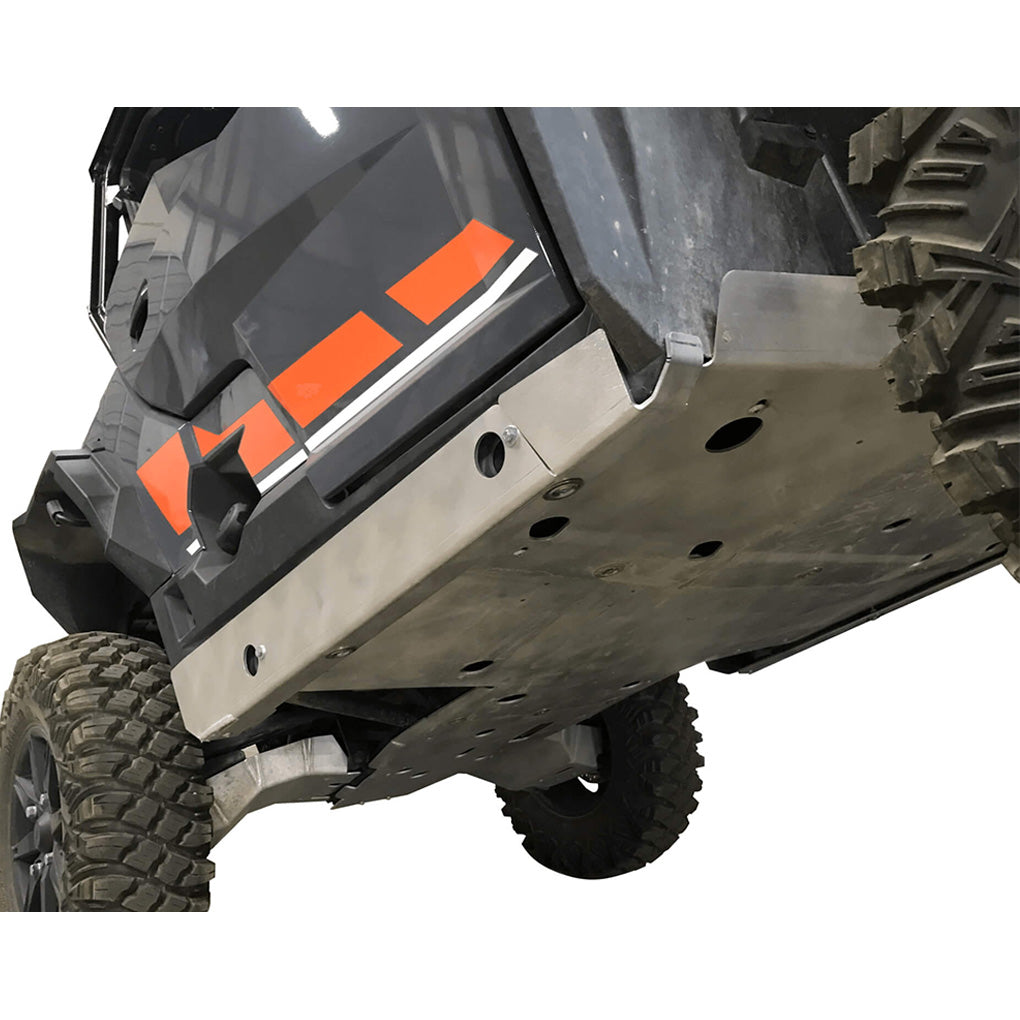 Polaris General XP 1000 Ricochet 10-Piece Complete Skid Plate Set in Aluminum or UHMW