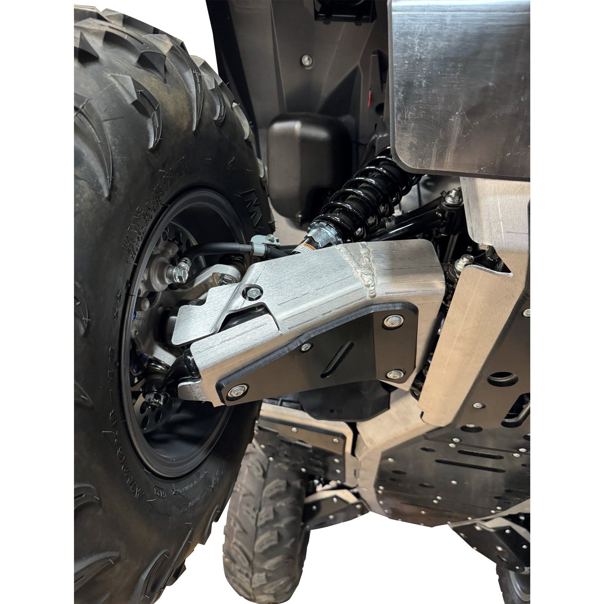 Yamaha Grizzly 700 Ricochet 10-Piece Complete Aluminum Skid Plate Set