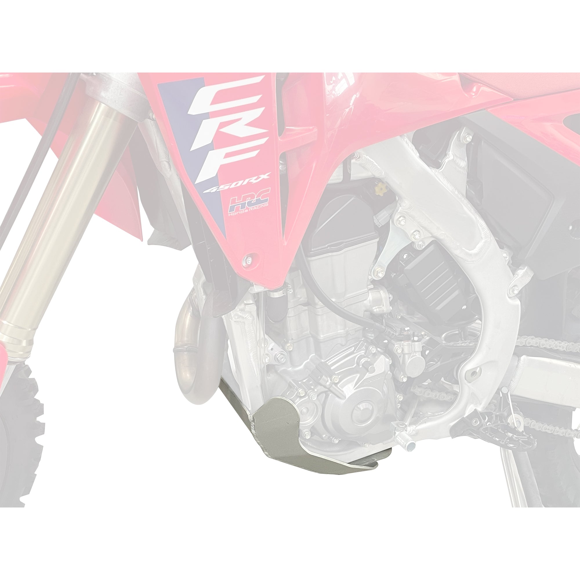 Honda CRF450RX Ricochet Aluminum Skid Plate