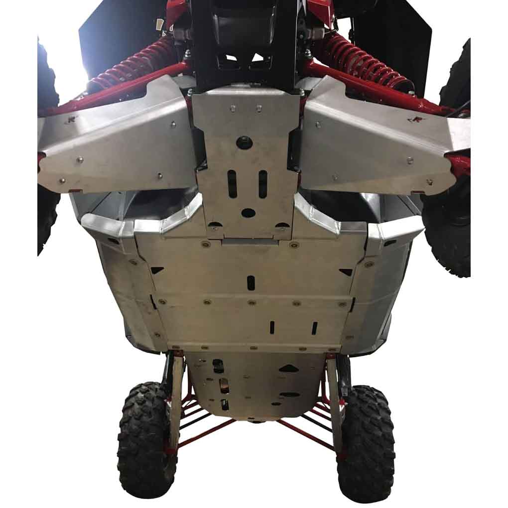 Honda Talon 1000R Ricochet 10-Piece Complete Aluminum or UHMW Skid Plate Set