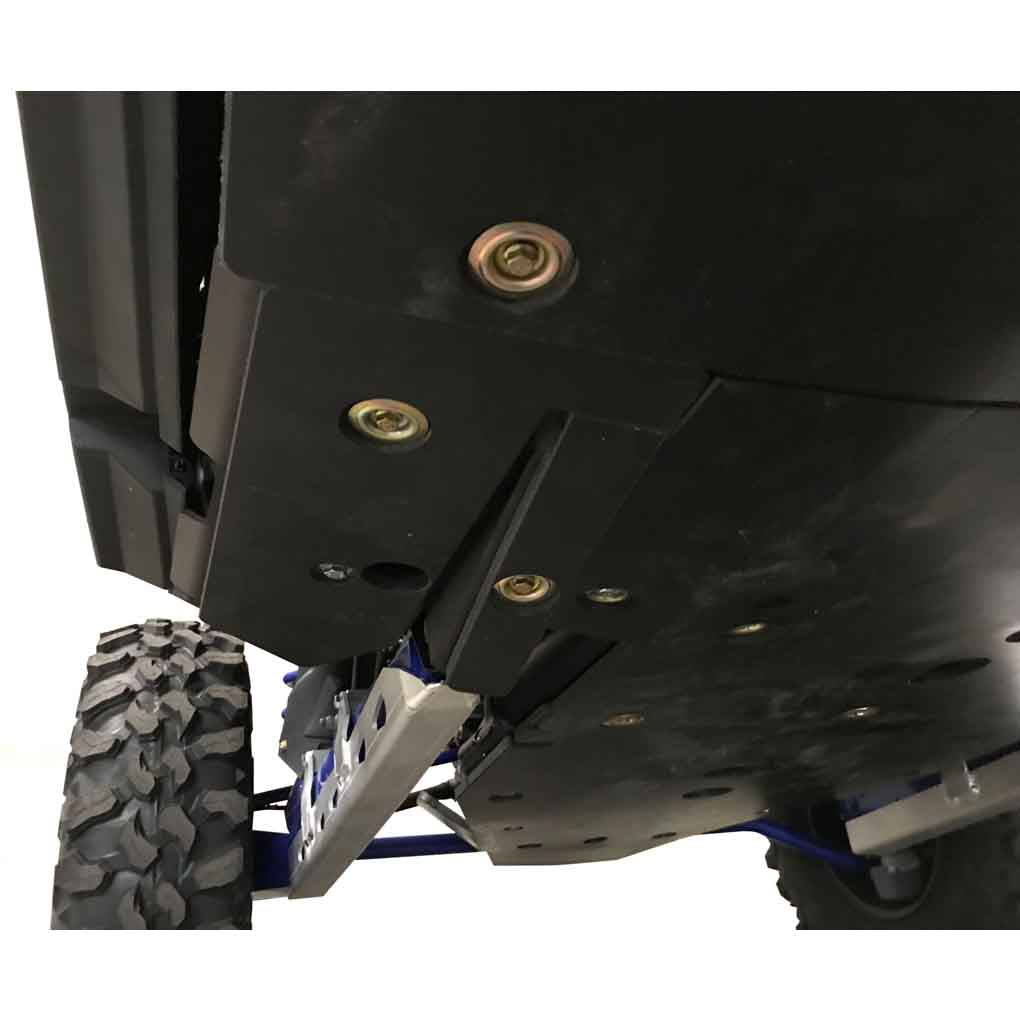 Polaris RZR XP Pro 4 Ricochet 7-Piece Aluminum or 9-Piece UHMW  Frame and Rock Slider Skid Plate Set