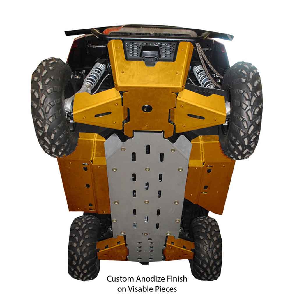 Polaris Ranger 570 ETX Ricochet 9-Piece Complete Aluminum Skid Plate Set