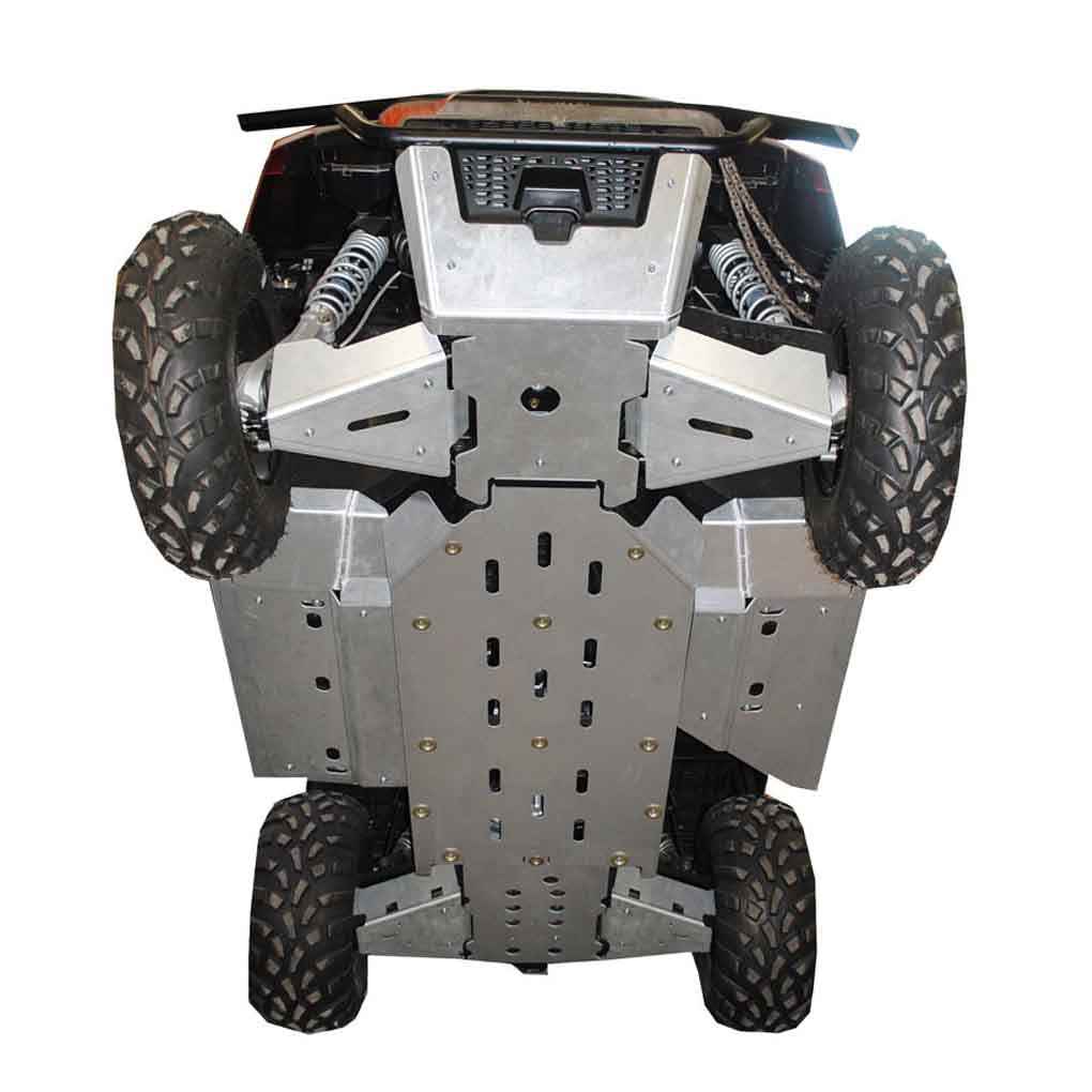 Polaris Ranger 800 Mid-Size Ricochet 9-Piece Complete Aluminum Skid Plate Set