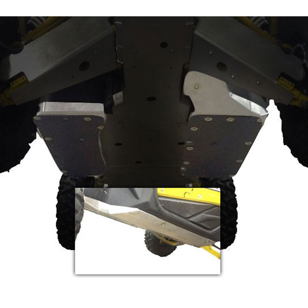 Yamaha YXZ1000 Ricochet 2-Piece Floorboard Skid with Rock Sliders