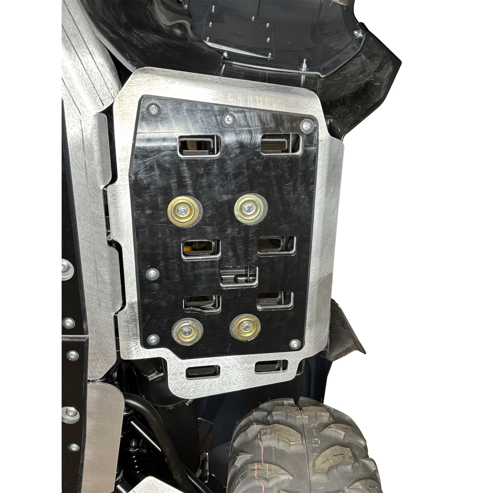Yamaha Kodiak 450 Ricochet 2-Piece Floor Board Skid Plate Set