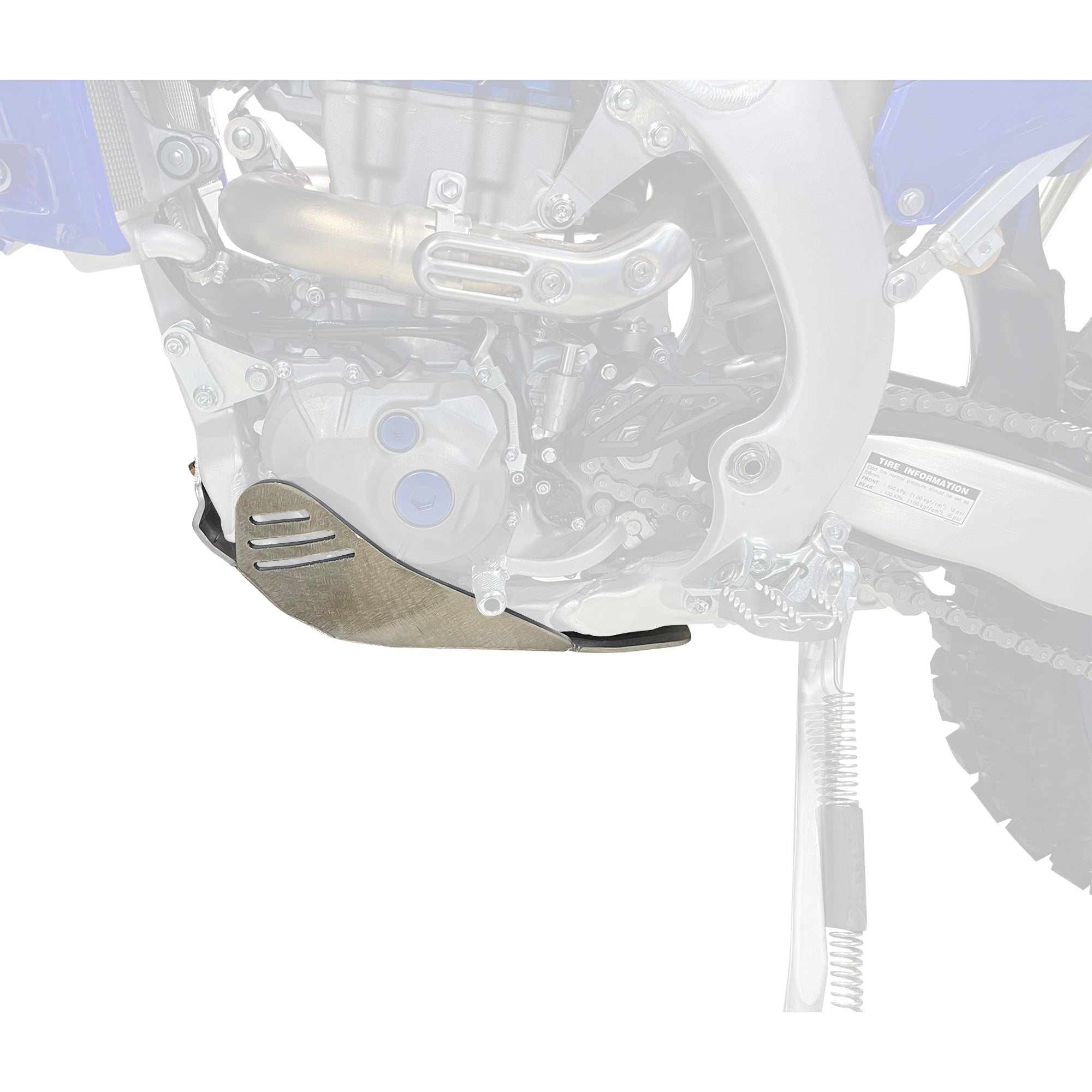Yamaha WR450F Ricochet Aluminum Skid Plate