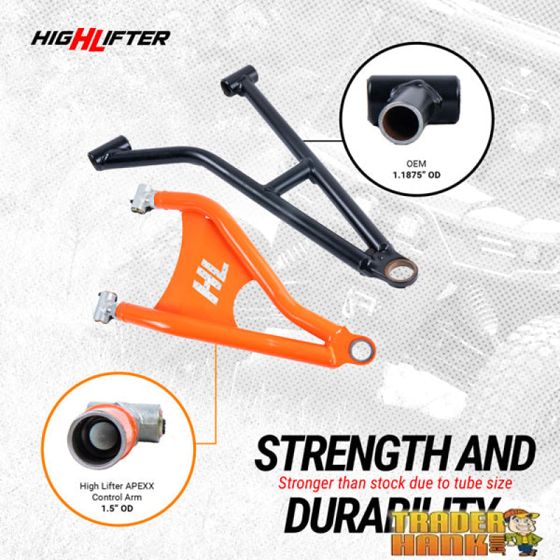 APEXX Upper & Lower Rear Control Arms Kawasaki Ridge | Free shipping