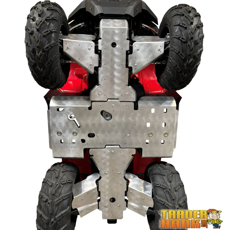Arctic Cat 300 Mid-Size Ricochet 7-Piece Complete Aluminum Skid Plate Set | Free shipping