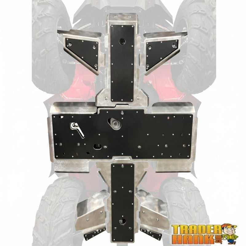 Arctic Cat 500 Mid-Size Ricochet 7-Piece Complete Aluminum Skid Plate Set | Free shipping