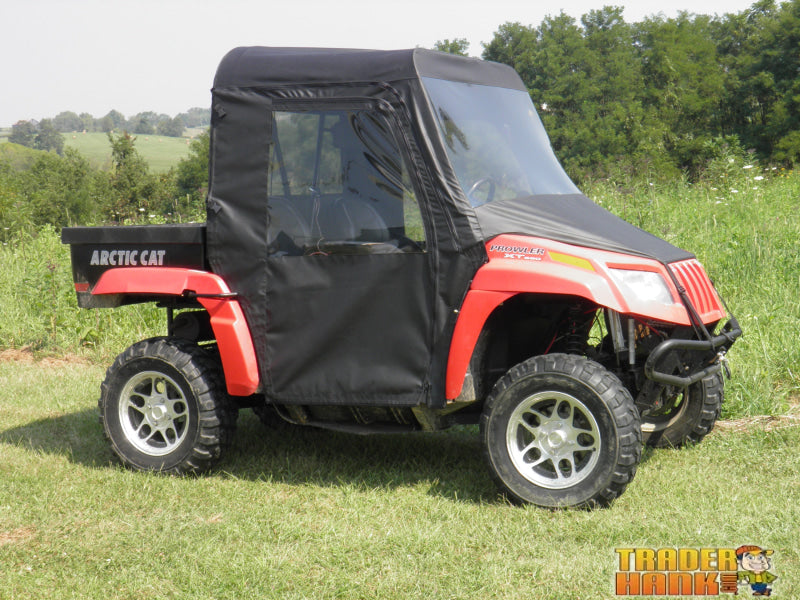 Arctic Cat Prowler 650/700 w/Square Bars - Full Cab Enclosure w/Vinyl Windshield | UTV Accessories - Free shipping