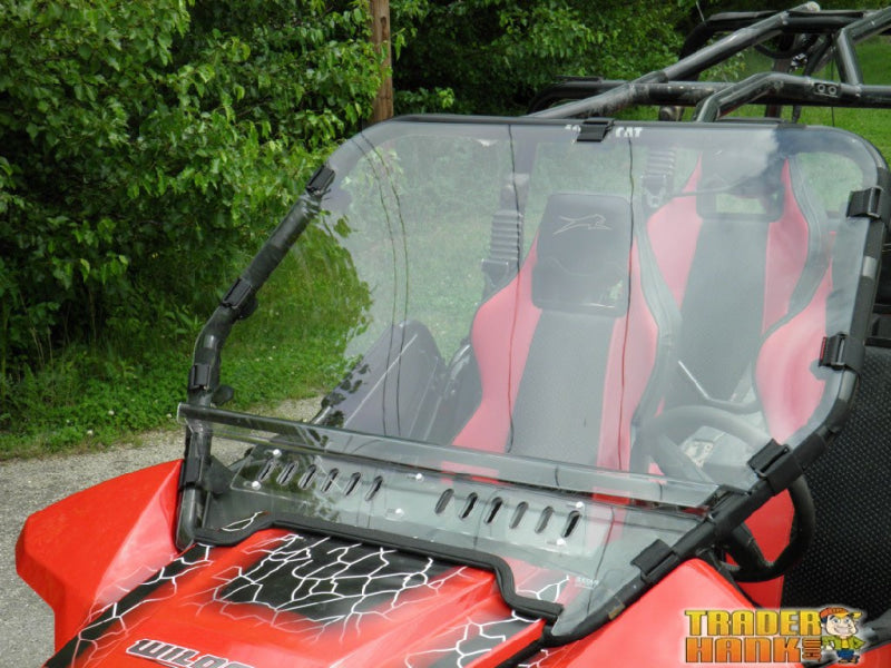 Arctic Cat Wildcat 4-Seater - 2-Piece Scratch-Resistant Windshield w/Vent Option | UTV Accessories - Free shipping
