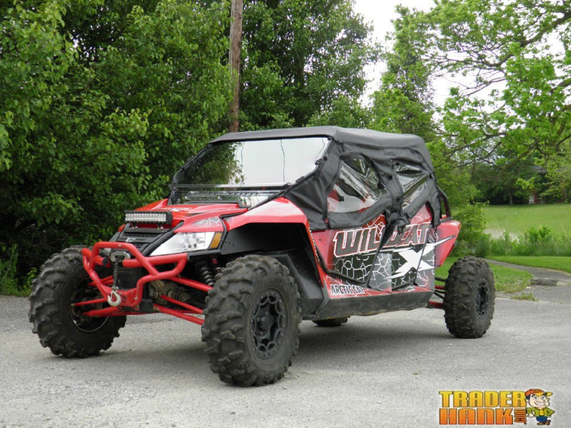 Arctic Cat Wildcat 4-Seater - Full Cab Enclosure for Hard Windshield | UTV Accessories - Free shipping