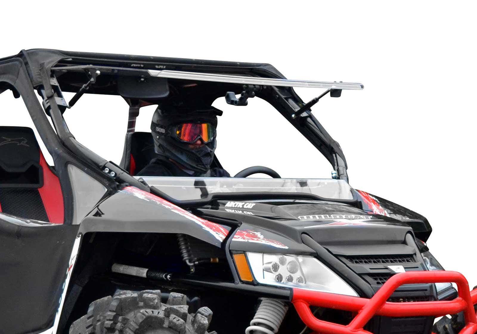 Arctic Cat Wildcat Scratch Resistant Flip Windshield